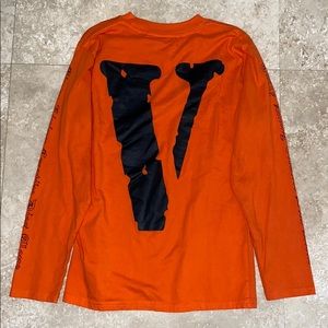 Off-white + Vlone long sleeve top